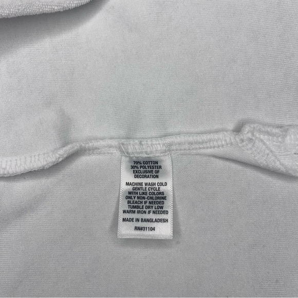 Crown & Ivy White Polo Shirt Size L - Picture 4 of 4